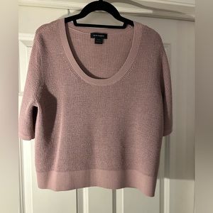 CLUB MONACO Short Sleeved/Scoop Neck Sweater Size XL